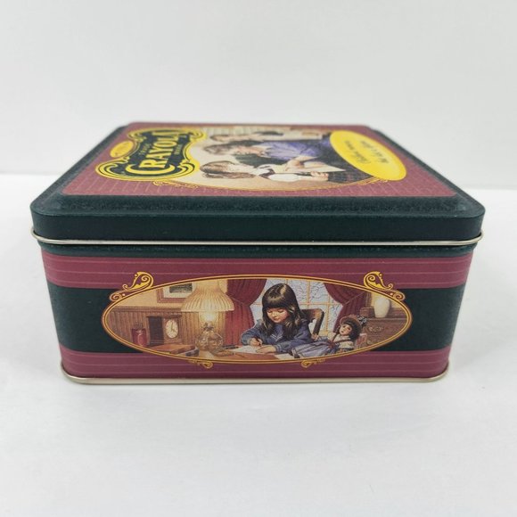 Vintage 1994 Crayola Crayon Tin Collectible Binney & Smith USA Container Box - Picture 5 of 7